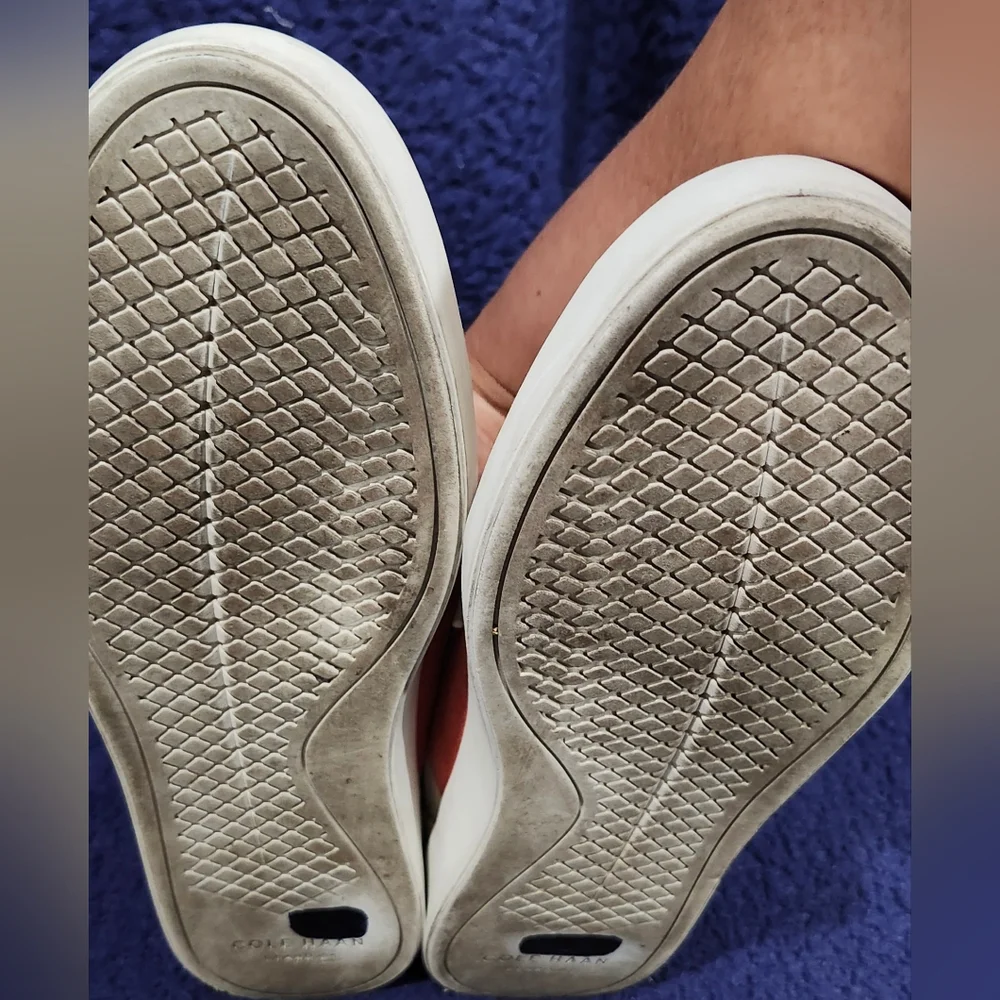 Cole Haan Women White Sneakers Grand Crosscourt Street Casual Shoes Size 9.5B